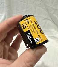 Kodak Gold 200 Color Film 35mm, 24 exposures NEW in Film Tube RARE Photography