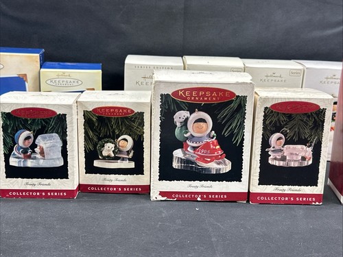 Lote 29 Adornos HALLMARK KEEPAKE Frosty Friends 1984-2015 en Cajas Originales - Imagen 21 de 24