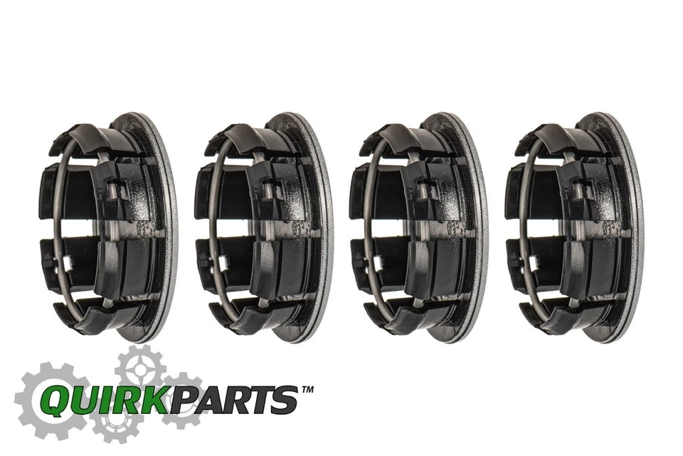 05-17 JEEP WRANGLER 05-10 GRAND CHEROKEE COMMANDER WHEEL CENTER CAPS SILVER - Image 4 of 4