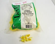 Dare Products Yellow Garden U-Post Insulator, 25 Pack