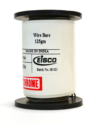 Nichrome Resistance Wire, 150ft Reel, 22 Gauge SWG - 21 AWG - 0.028'' Dia.