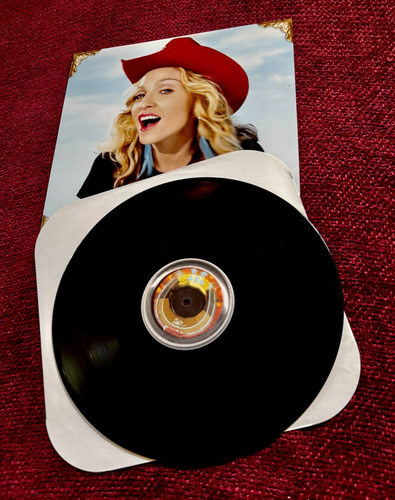 MADONNA MINT 12" EU DON'T TELL ME SKY BLUE CLOUD COVER SINGLE RECORD LP PROMO - Picture 3 of 10