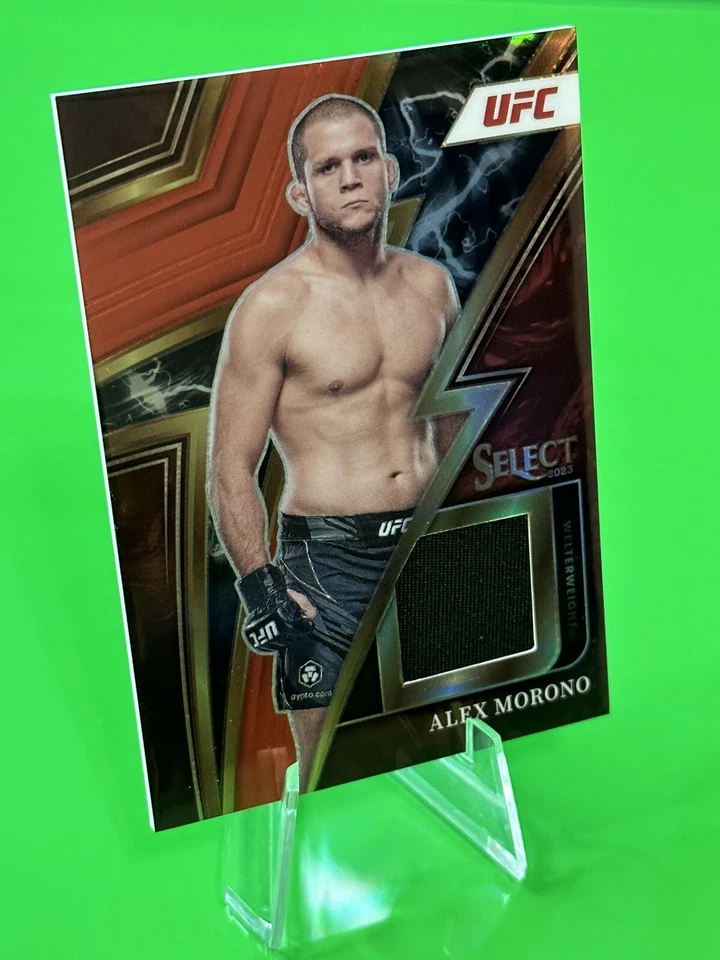 💥💥2023 Panini Select UFC Sparks #SP-AMN Alex Morono 48/99 Red Prizm Patch!💥💥 - Image 2 of 4