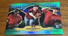 JAZZ CHISHOLM 2019 Bowman Chrome Talent Pipeline GREEN REFRACTOR SP RC 63/99 🔥