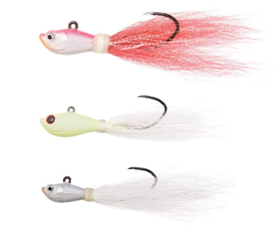 Lazer TroKar Pro-V Bucktail Hair Jig Striper, Bull Redfish, & Muskie Tackle