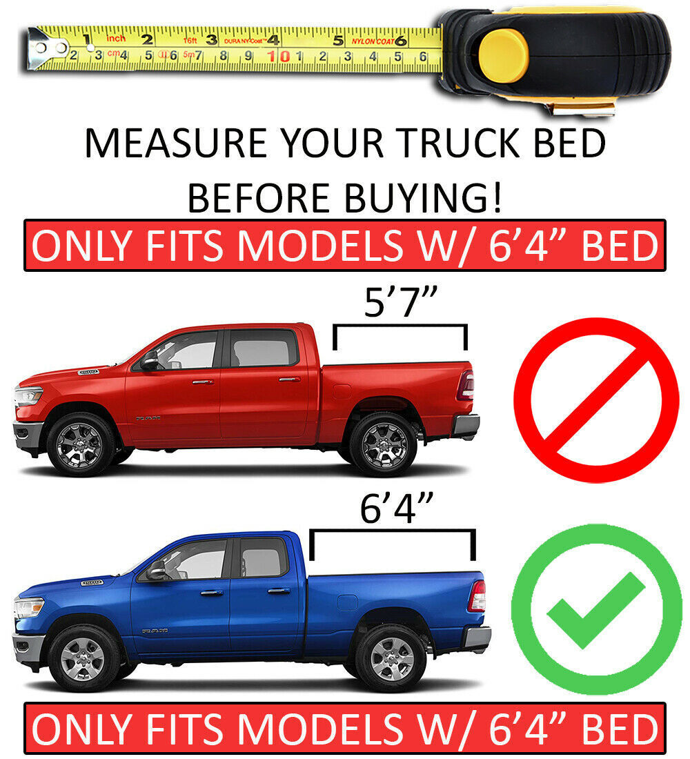 BedRug Classic Truck Bed Mat for 2019 RAM 1500 BMT19SBS for sale online