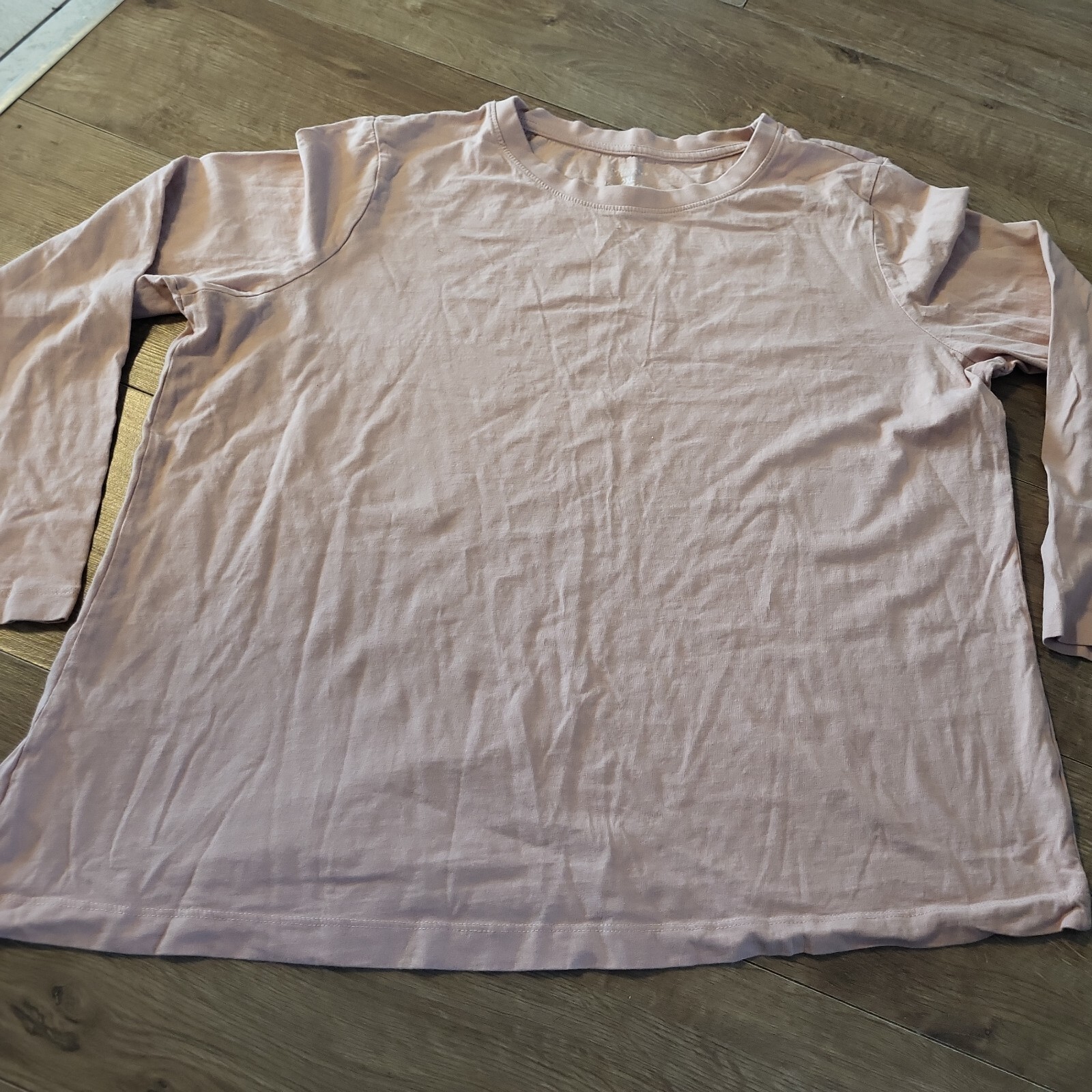 T shirt da donna Primark rosa cotone base taglia 2XL collo Crew Peachy Keen
