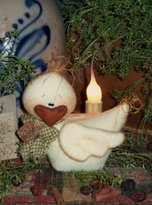 Primitive Patti's Ratties Spring Chicken Chick Bird Ornie Paper Pattern 411