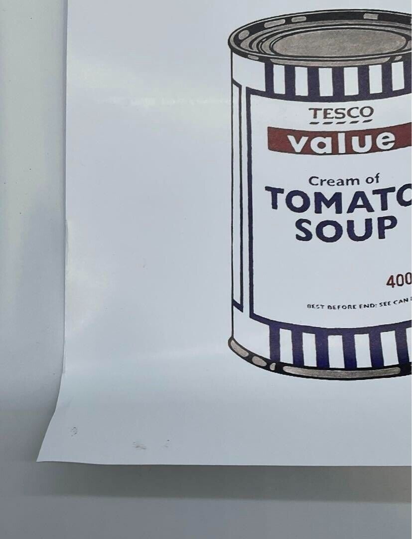 Banksy Tesco Value Tomato Soup Cans Banksy Tesco Value Tomato Soup Cans
