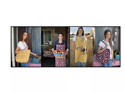 Sloggers Chicken Print Aprons and Totes Yellow or Red