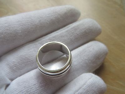 Tiffany & Co. Sterling Silver Groove 1995 9mm Band Ring. Size 6 | eBay