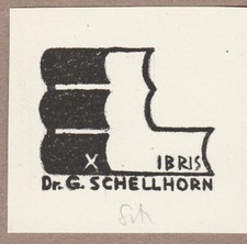 Exlibris - GERALD SCHELLHORN - For Dr. G. Sch...