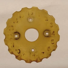 1930's WURLITZER JUKEBOX PART - RECORD SELECTOR RING - goes under the ESCUTCHEON