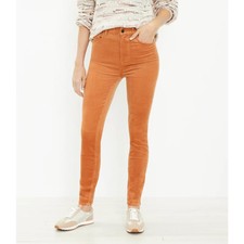 NWT Womens Petite Size 28 6P Ann Taylor LOFT Sienna Brown Skinny Corduroy Pants