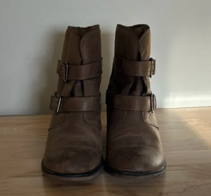 Botín informal Rocket Dog para mujer talla 8,5 marrón tacón Foto 2 de 4