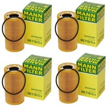 Set of 4 Oil Filters Mann HU 719/5 X For Porsche 911 918 Spyder Boxster Cayenne