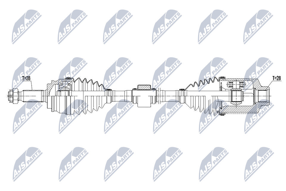 NPW-CH-058 NTY Drive Shaft