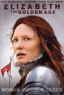 Elizabeth The Golden Age DVD Woman Warrior Queen Cate Blanchett, Geoffrey Rush