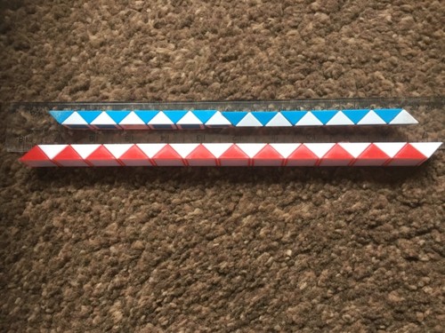 Rubiks Serpiente 2 Bloques Juguete Rojo y Azul - Imagen 5 de 8