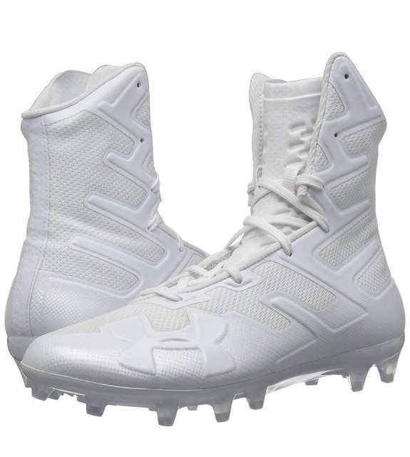 NEW Under Armour Sz 8.5 Highlight MC Football/Lacrosse Cleats White 3000177-101 | eBay