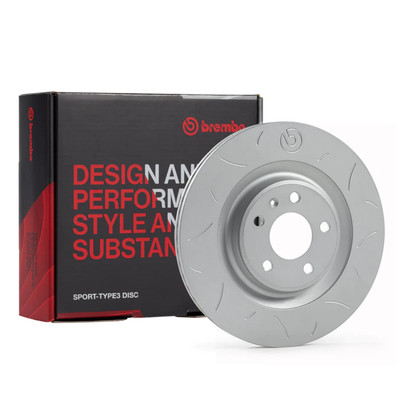 Brembo Sport TY3 Rear Brake Discs for Mercedes E-Class (W212) E350 CDI (09-16) 2