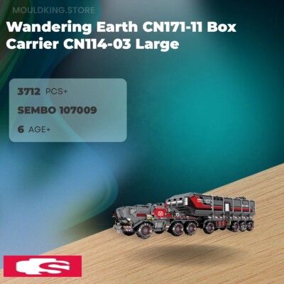 SEMBO 107009 Wandering Earth CN171-11 Box Carrier CN114-03 Large with 3712 Piece
