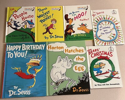 Dr. Seuss Berenstain Bears Books/KIDS CHILDREN'S BOOKS BEGINNING BOOKS Lot Of 7