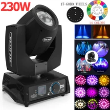 230W 7R Beam Moving Head Light 16+8Prism Gobo Stage Lighting DJ Club Party Show