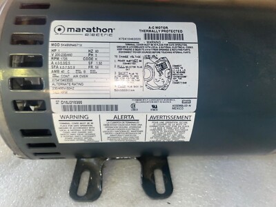 GE 1 HP 3 PH; 1725 RPM 200-230V/460V 5K48MN4671X Trane