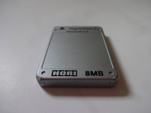 HORI Playstation 2 Memory Card 8MB "SILVER" 2004 HP2-125 PS2 4961818002494 Japan - Picture 2 of 7