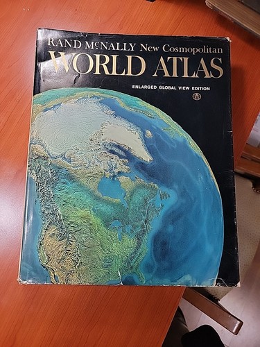 Rand McNally New Cosmopolitan World Atlas 1968 Edition