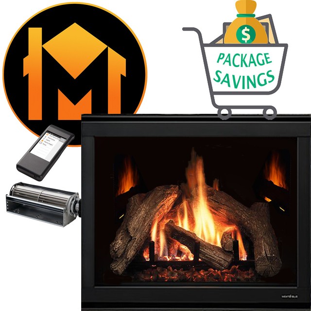 Black Hood For Vantage Hearth S Direct Vent Gas 36 Fireplace For