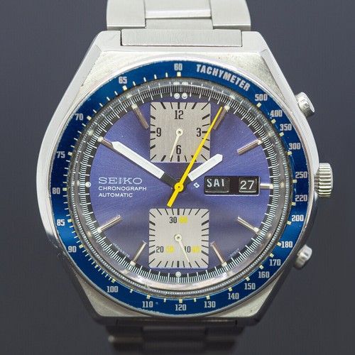 Reloj Seiko 6138-0030 Kakume Cronógrafo Tío Seiko Banda Fecha Día Japonés #6...