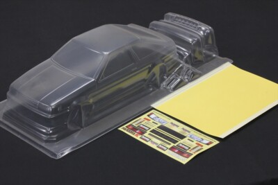 最終値下げ！10/1.TOYOTA.AE86のボディー！ RC 1/10 Toyota AE86 Corolla Levin 2DR Clear Body Set