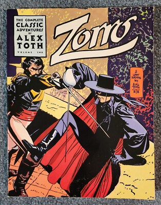 Zorro: The Complete Classic Adventures Vol. 2  Eclipse Books 1998 Alex Toth VF+