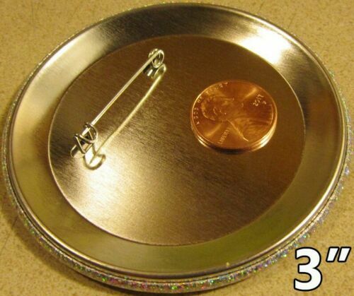 The Monkees Band JUMBO PIN BUTTON Davy Jones Christmas Tree Ornament Cyber Gift