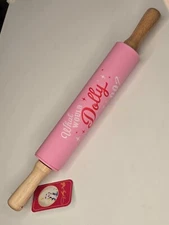 DOLLY PARTON WHAT WOULD DO PINK SILICONE ROLLING PIN-BRAND NEW (Last One No Tag)