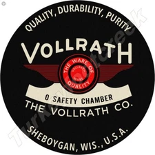 Vollrath Cast Iron 11.75" Round Metal Sign