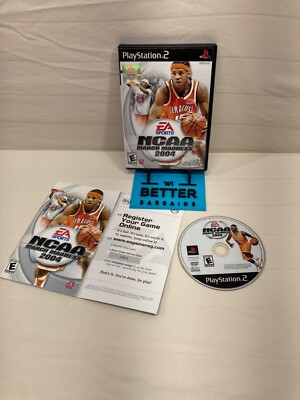 NCAA March Madness 2004 - *VGC Used* Complete W/Manual+REG ~ *TESTED & WORKING!*