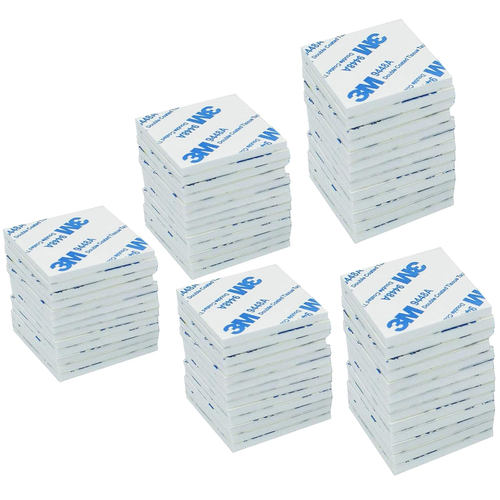 100Pieces 3M Double Sided Foam Tape Square Strong Pad,27 × 27Mm Heavy Duty Mount - 第 11/12 張圖片