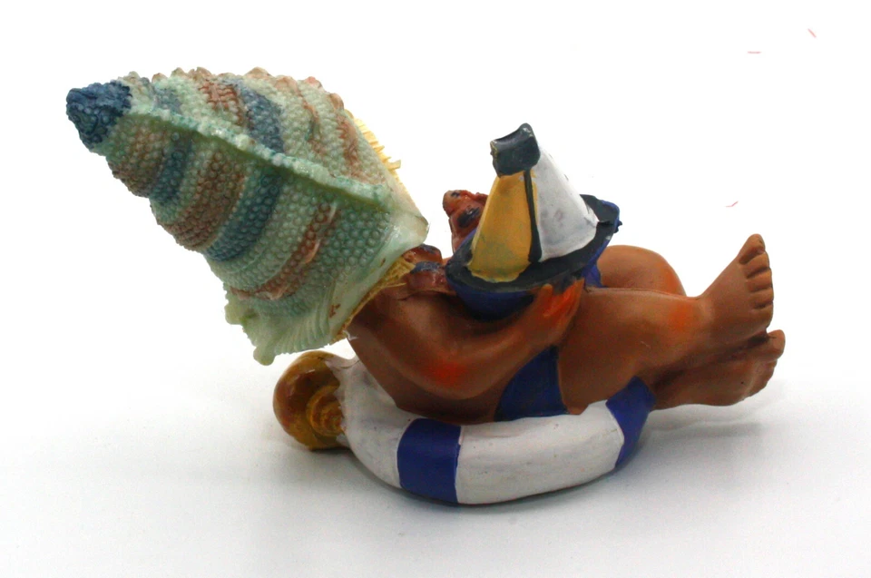 Strand Dekofigur: Badefigur Urlaubsdeko Reisebüro Figur ca. 10cm breit Polyresin - Bild 2 von 4