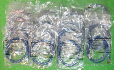 CAT 5E ETHERNET PATCH CABLE BLUE 3 Foot RJ45    NEW     LOT OF 20