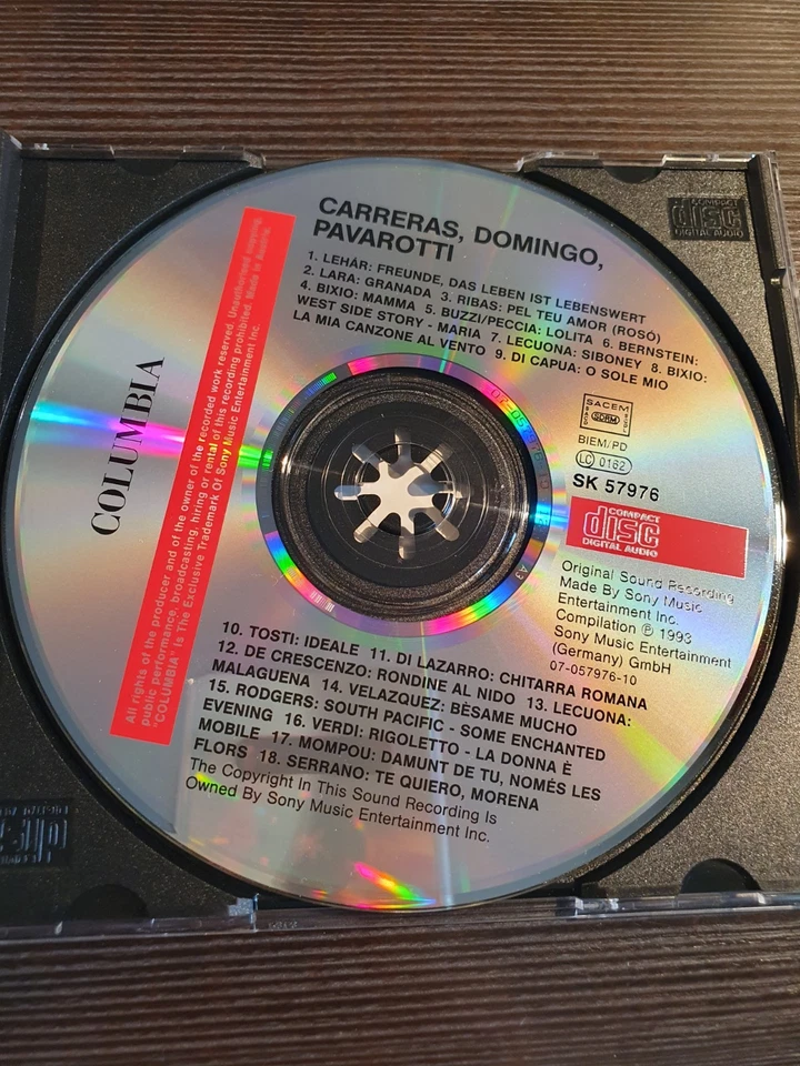 Carreras, Domingo, Pavarotti - Die größten Erfolge | CD | Zustand sehr gut - Bild 3 von 4