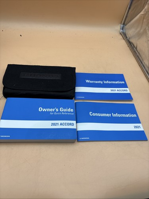 #ad 2021 Honda Accord Owners Manual Warranty With Case Included $36.00