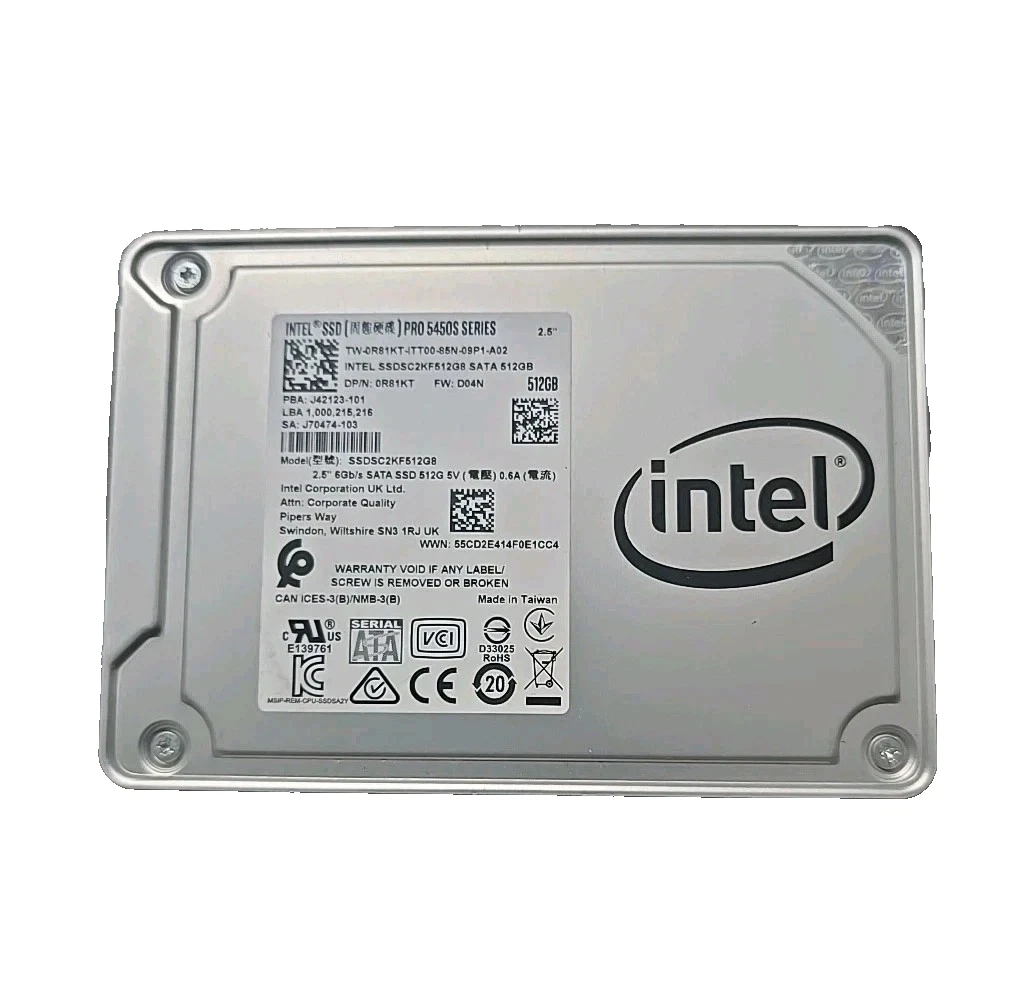 Intel SATA III 512 GB Solid State Drives for sale | eBay