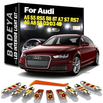 BADEYA Car Interior Light Kit For Audi A5 S5 RS5 B8 8T A7 S7 RS7 4G A8 S8 D2 D3
