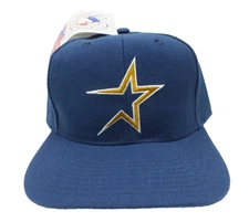 Vintage Houston Astros Drew Pearson Boxseat Snapback Cap Hat Wool OSFA NEW NWT