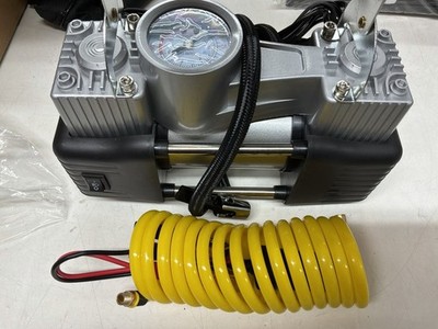 Autoreifenpumpe mit Manometer 12V 150PSI mit Taschenlampe