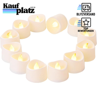LED Teelichter Elektrische Kerzen Mit Timer Automatikmodus Flameless 12 StüCk