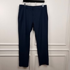 Greg Norman Men's 34x32 Navy Blue Performance Golf Pants NWT